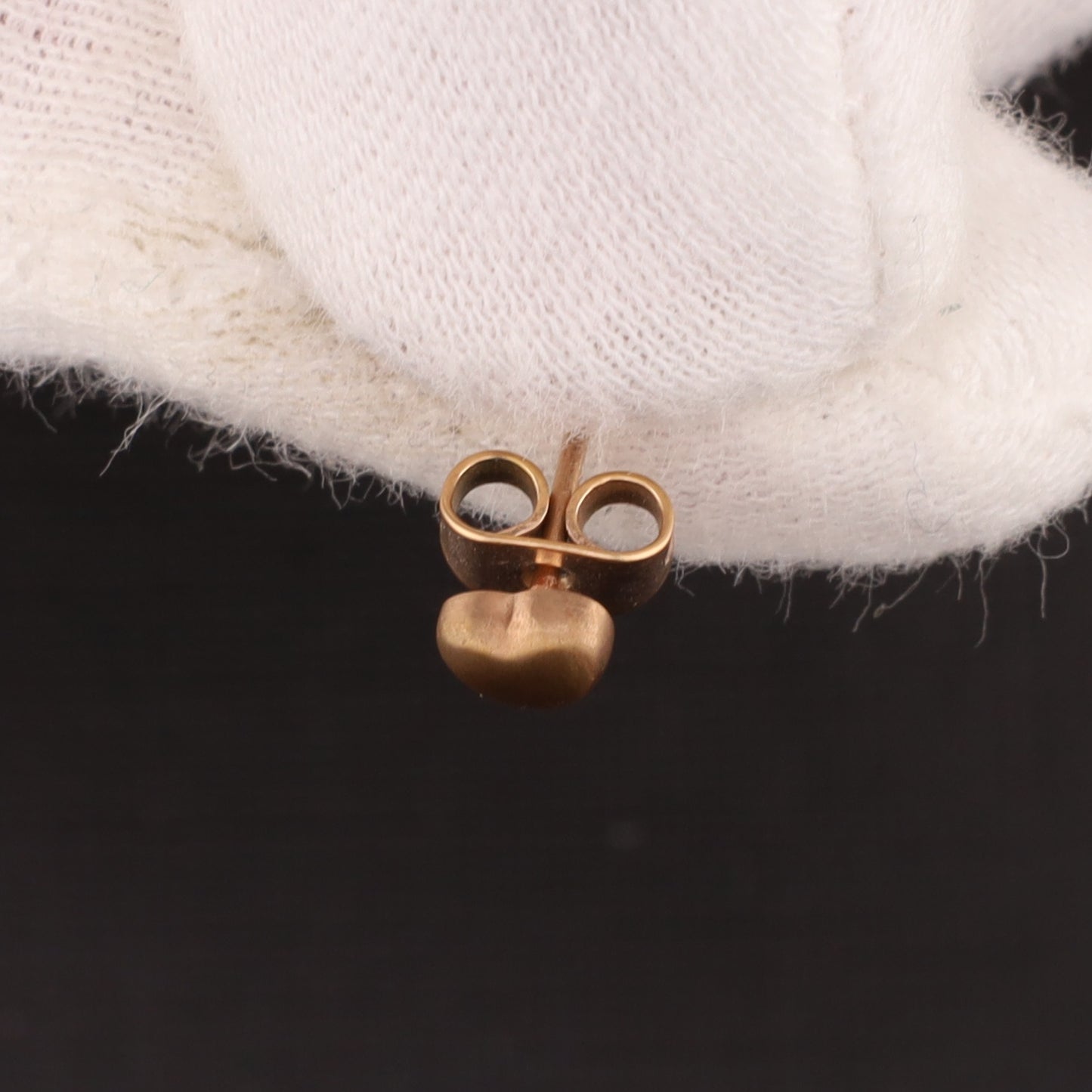 Ohrstecker Blatt rose. Zirkonia