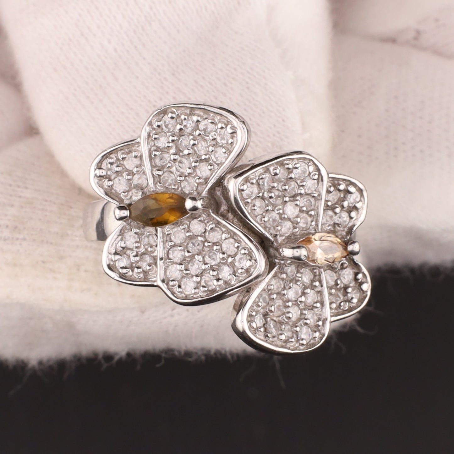 Ring Zirkonia  - Größe / Maß 58