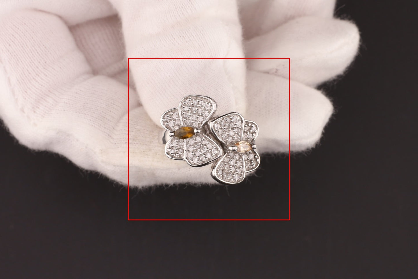 Ring Zirkonia  - Größe / Maß 58