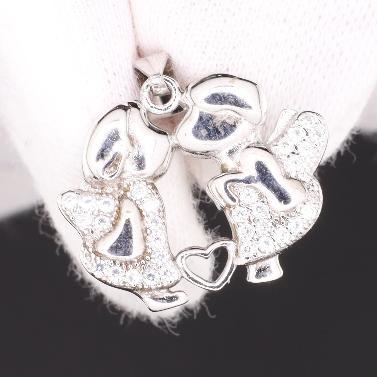 Anhänger Kind Herz Zirkonia