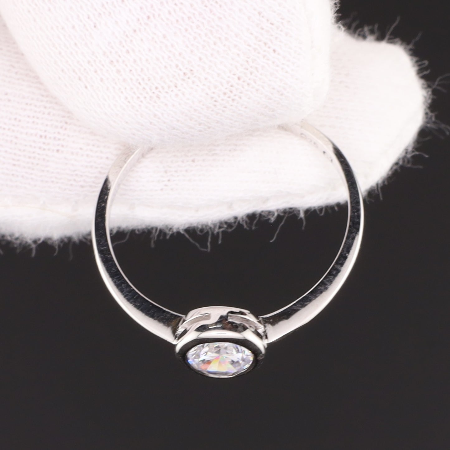 Ring Zirkonia - Größe / Maß 54