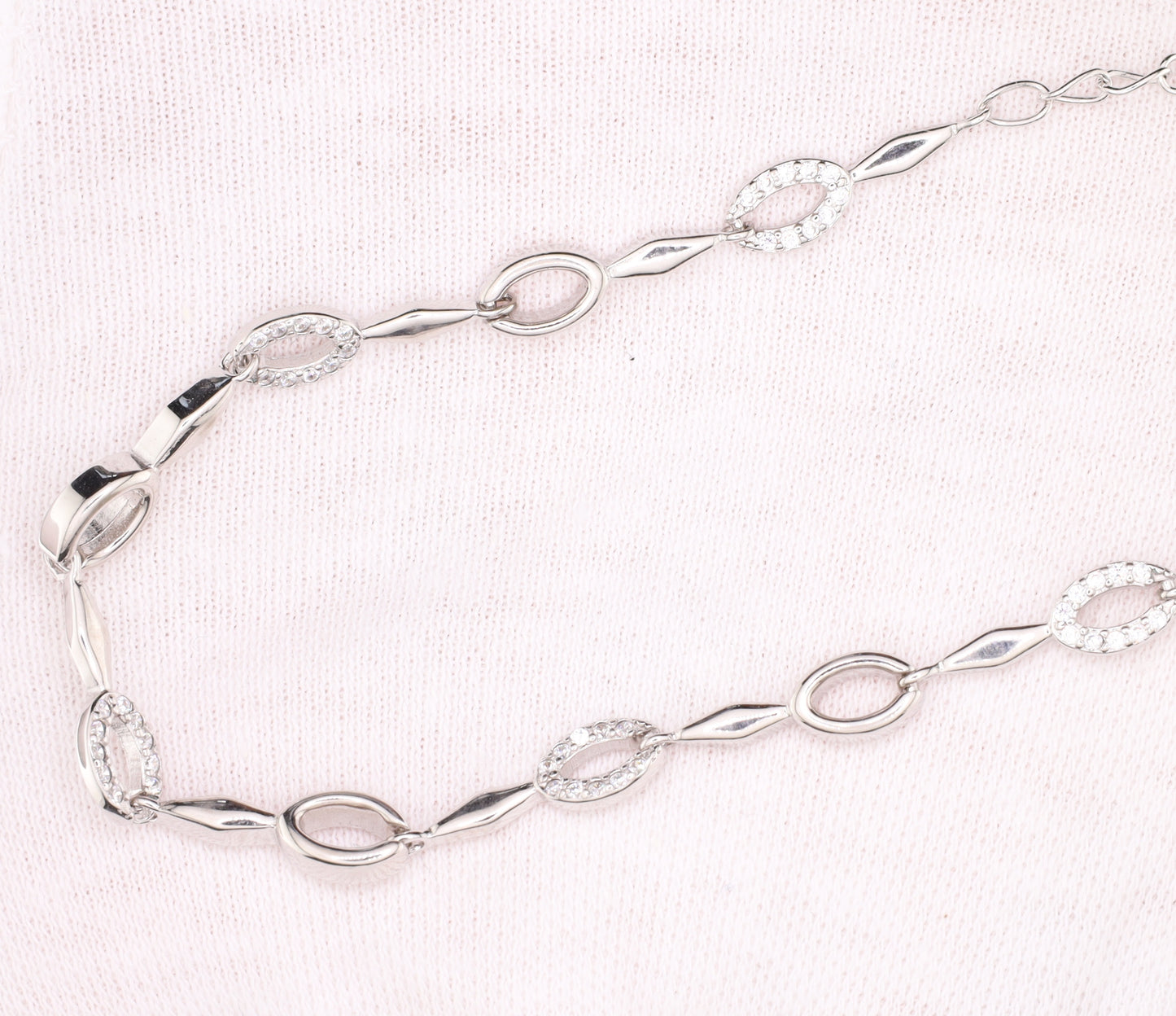 Armband Zirkonia oval