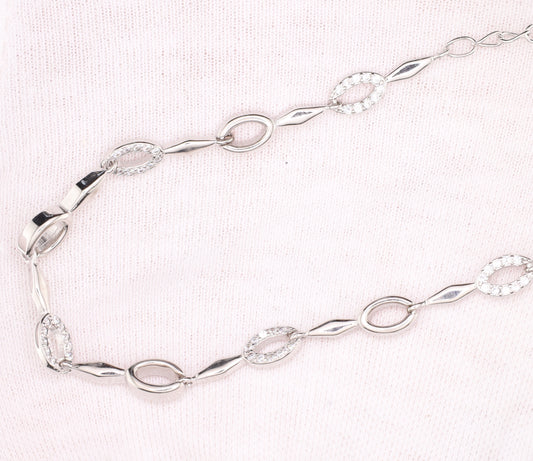 Armband Zirkonia oval