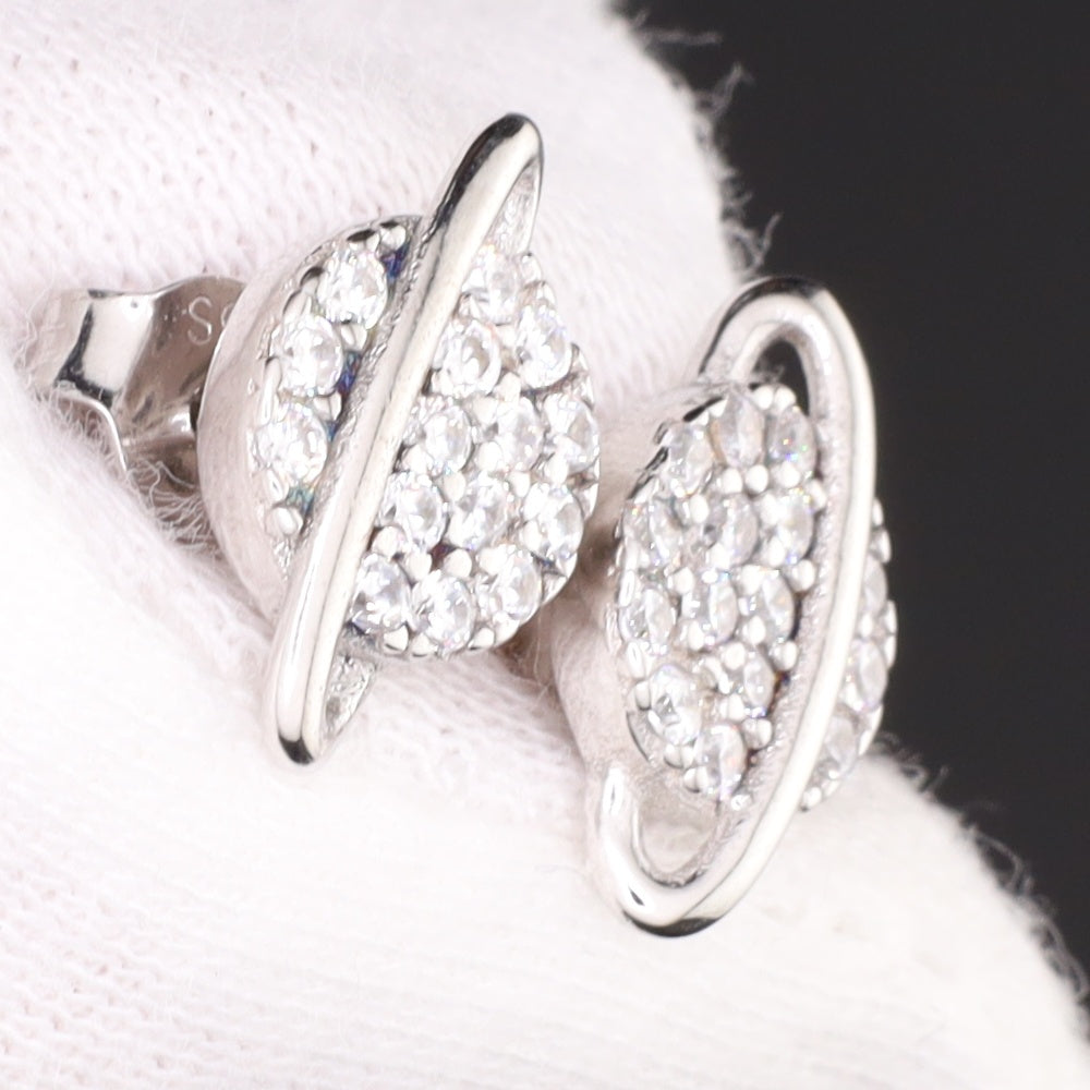 Ohrstecker Planet Zirkonia