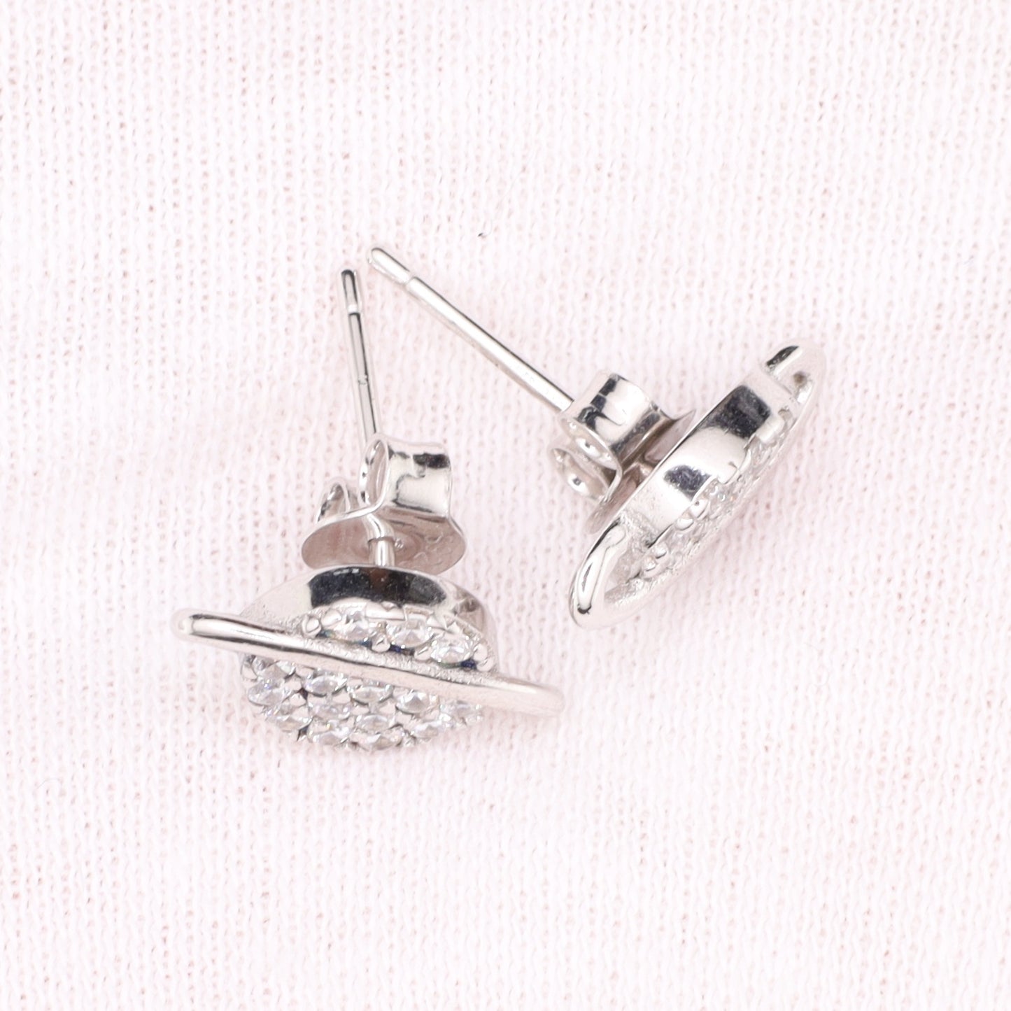 Ohrstecker Planet Zirkonia