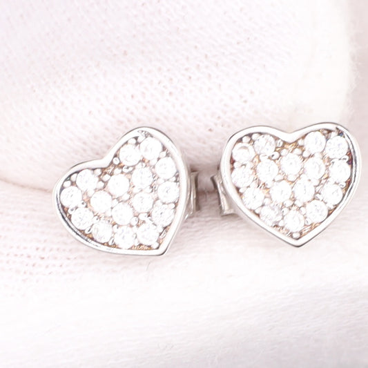 Ohrstecker Herz Zirkonia