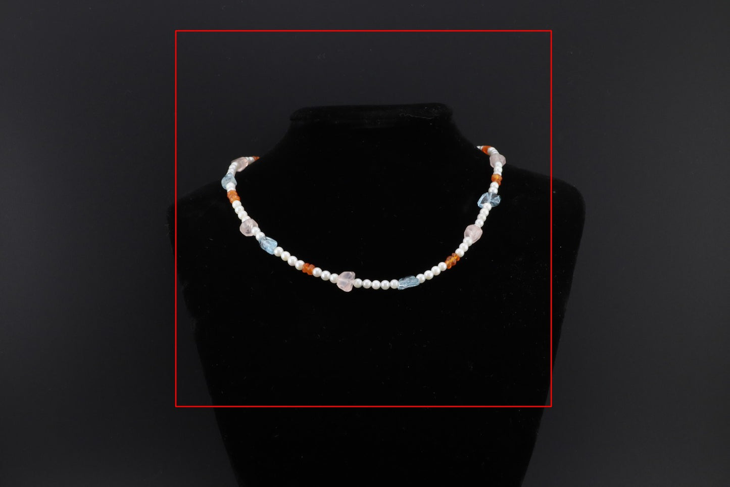 Collier ZP mit echten Steinen