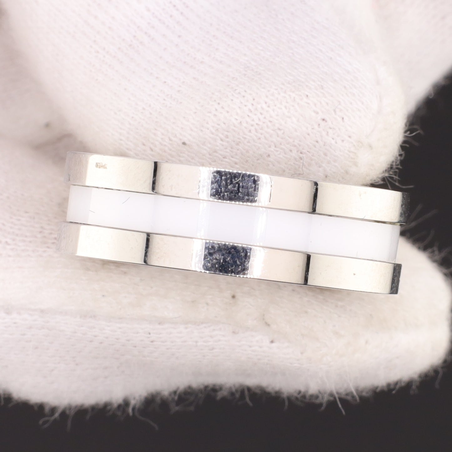 Ring Ceramic-Edelstein Steine - Größe / Maß 55