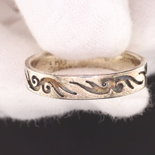 Ring geschwärtzt - Größe / Maß 67