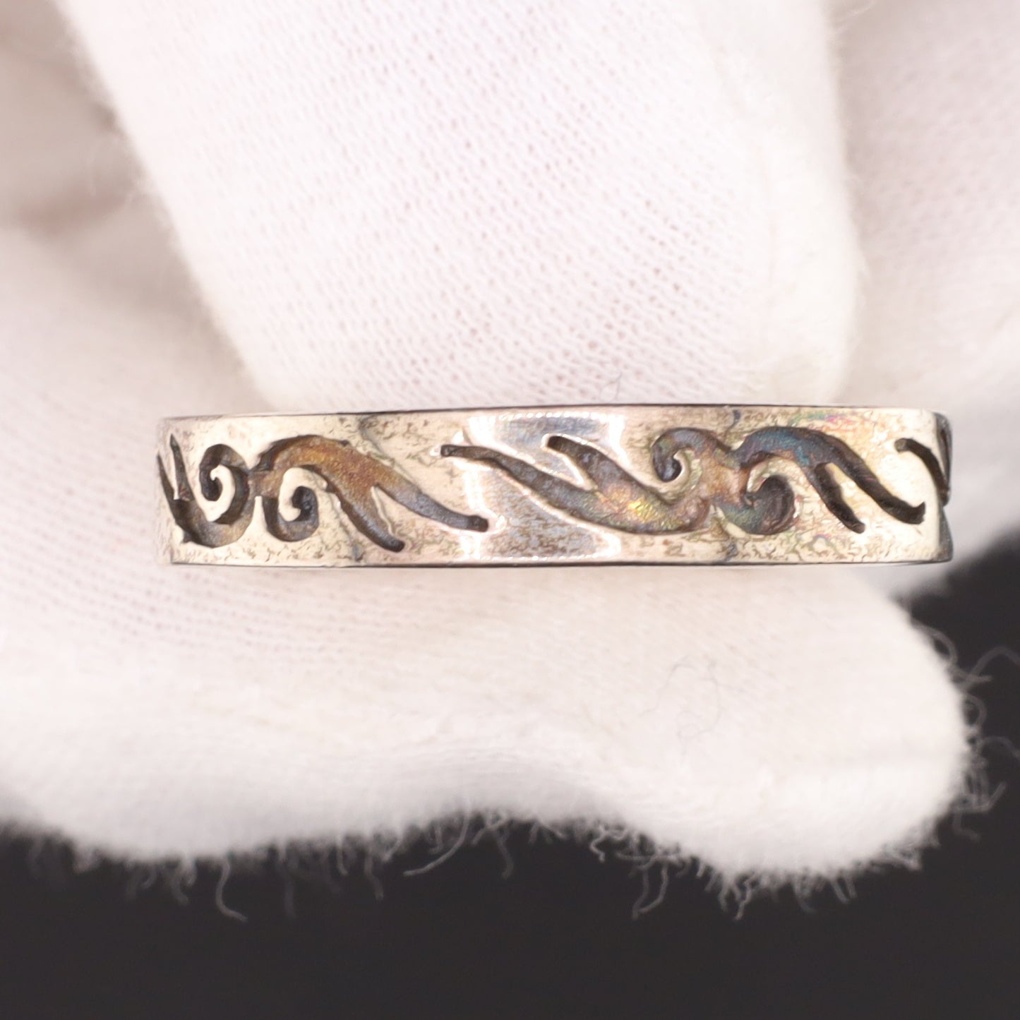 Ring geschwärtzt - Größe / Maß 67