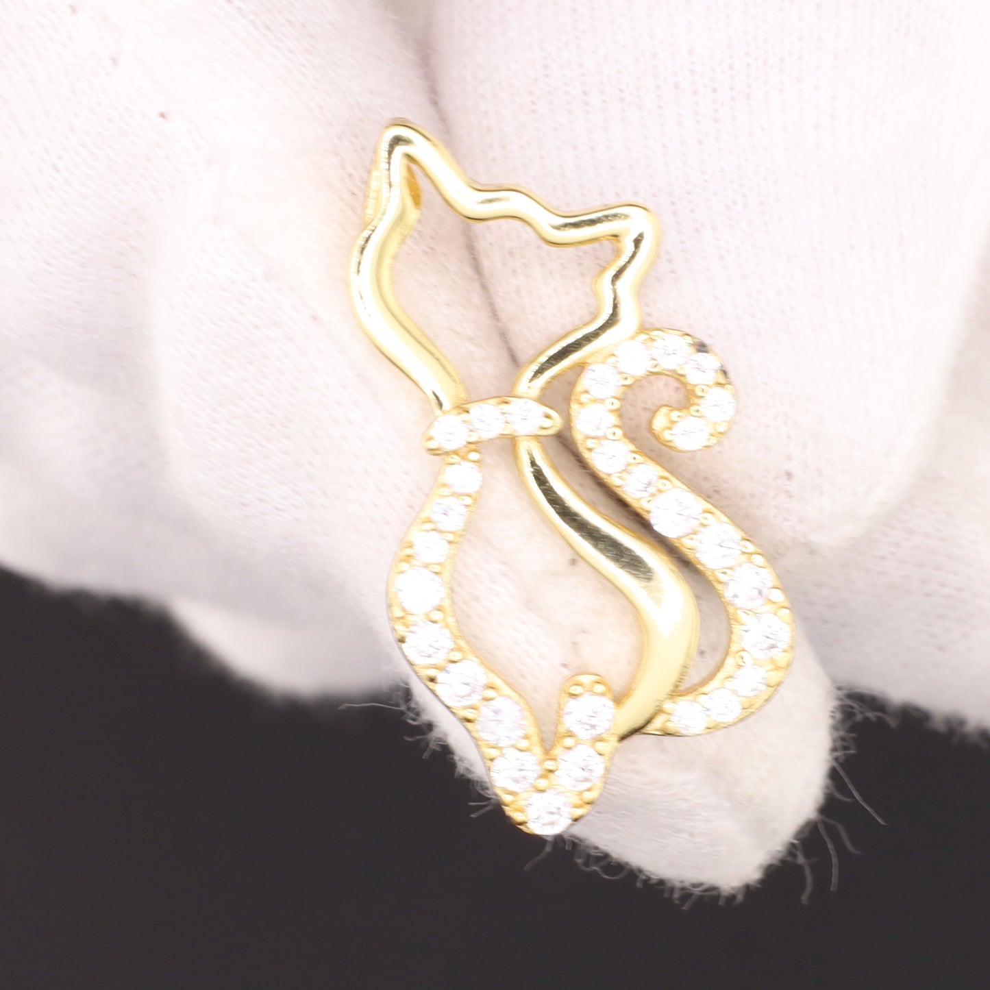 Anhänger Katze Zirkonia