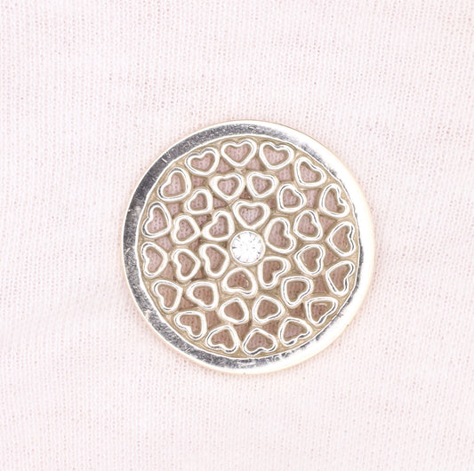 Münze mit Stein(en)