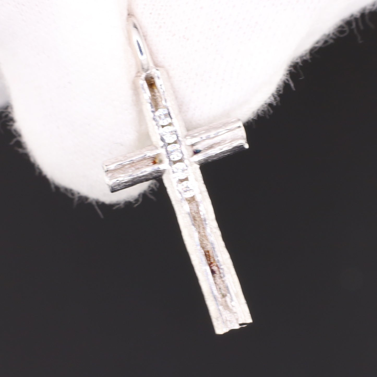 Anhänger Kreuz Zirkonia