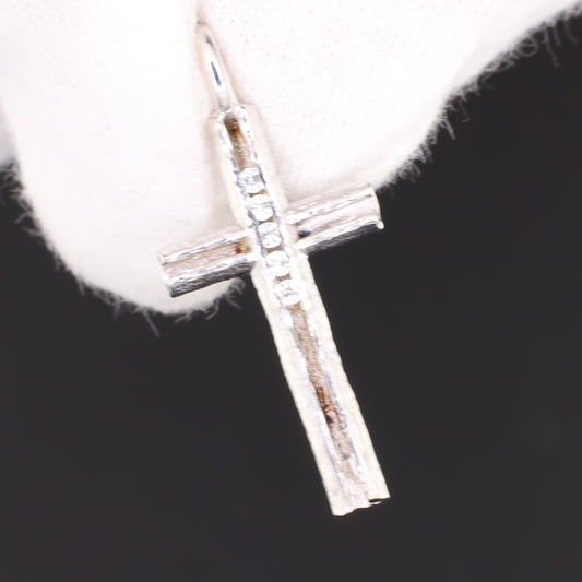 Anhänger Kreuz Zirkonia