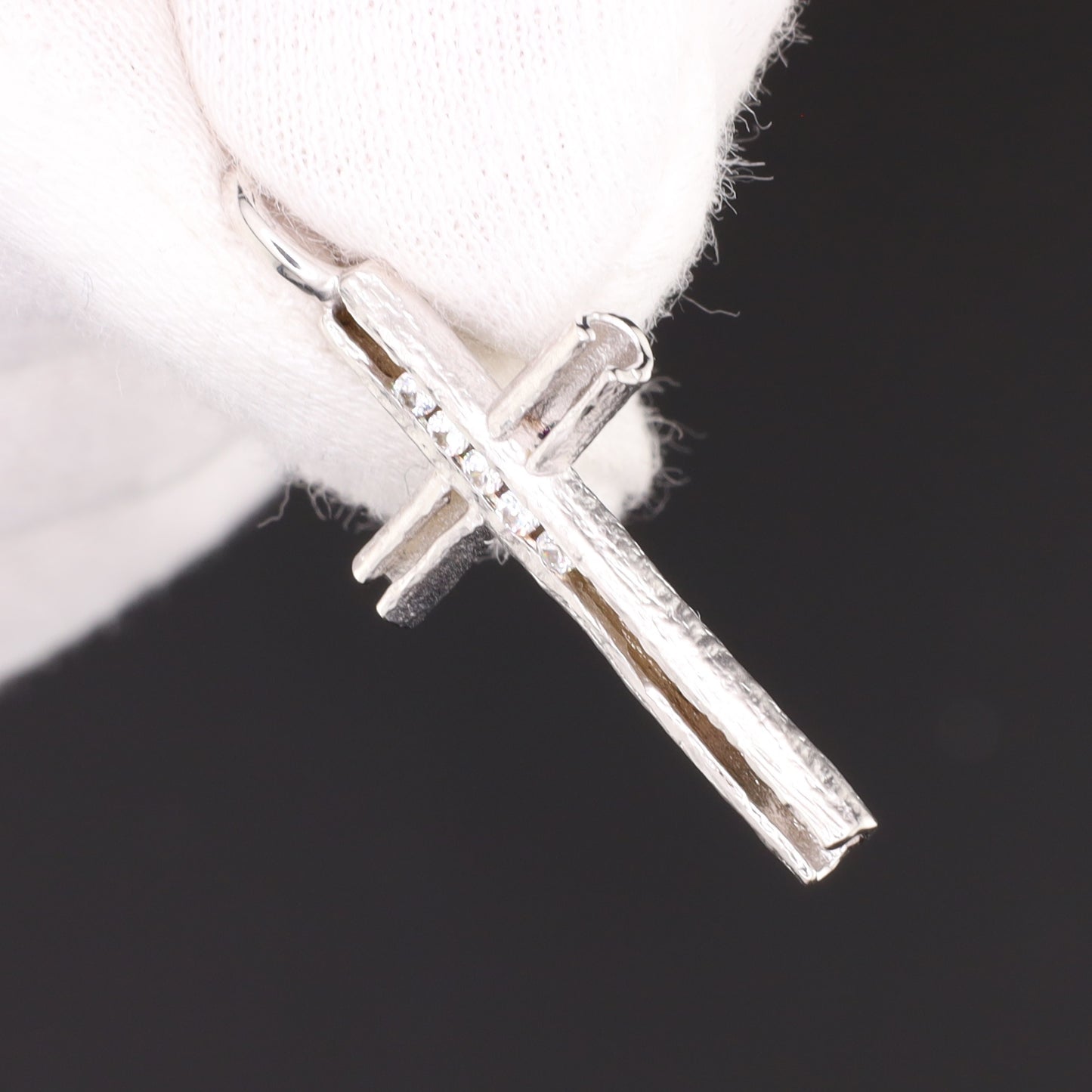 Anhänger Kreuz Zirkonia