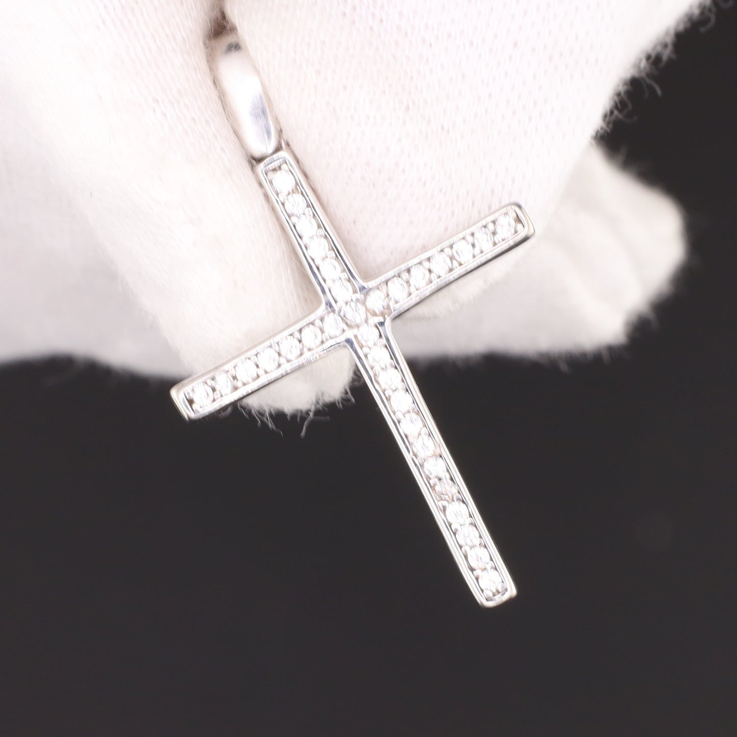 Anhänger Kreuz Zirkonia