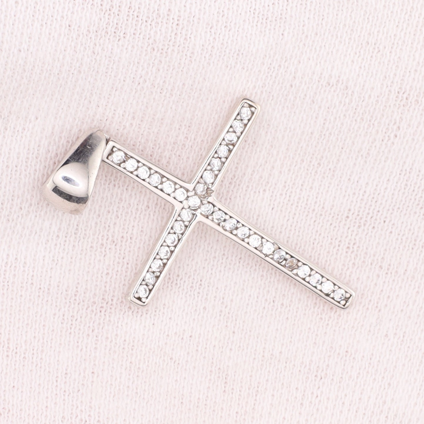 Anhänger Kreuz Zirkonia