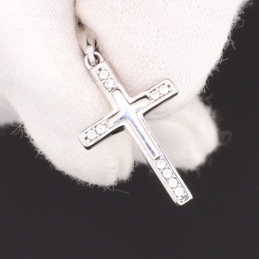 Anhänger Kreuz Zirkonia