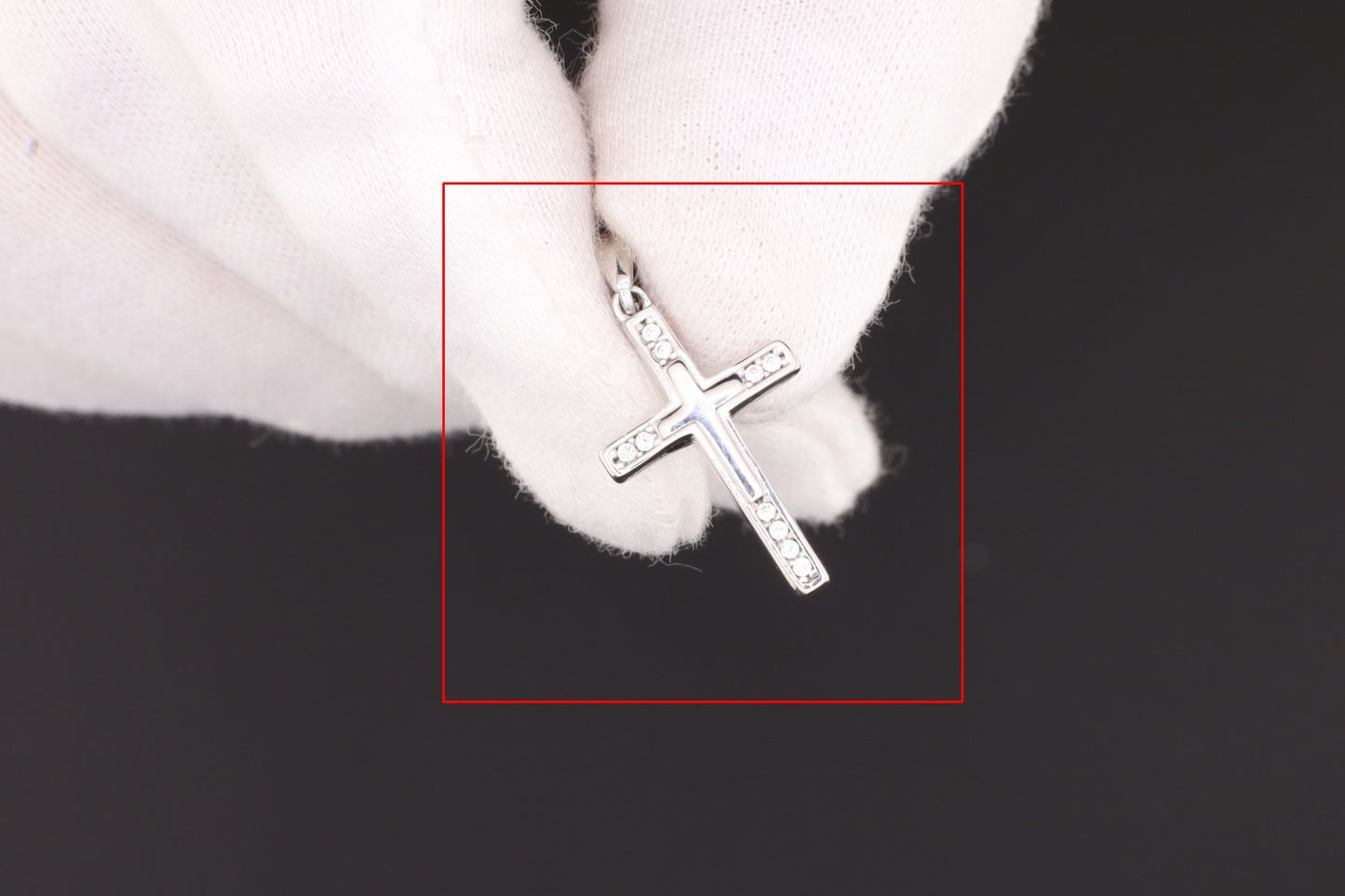 Anhänger Kreuz Zirkonia