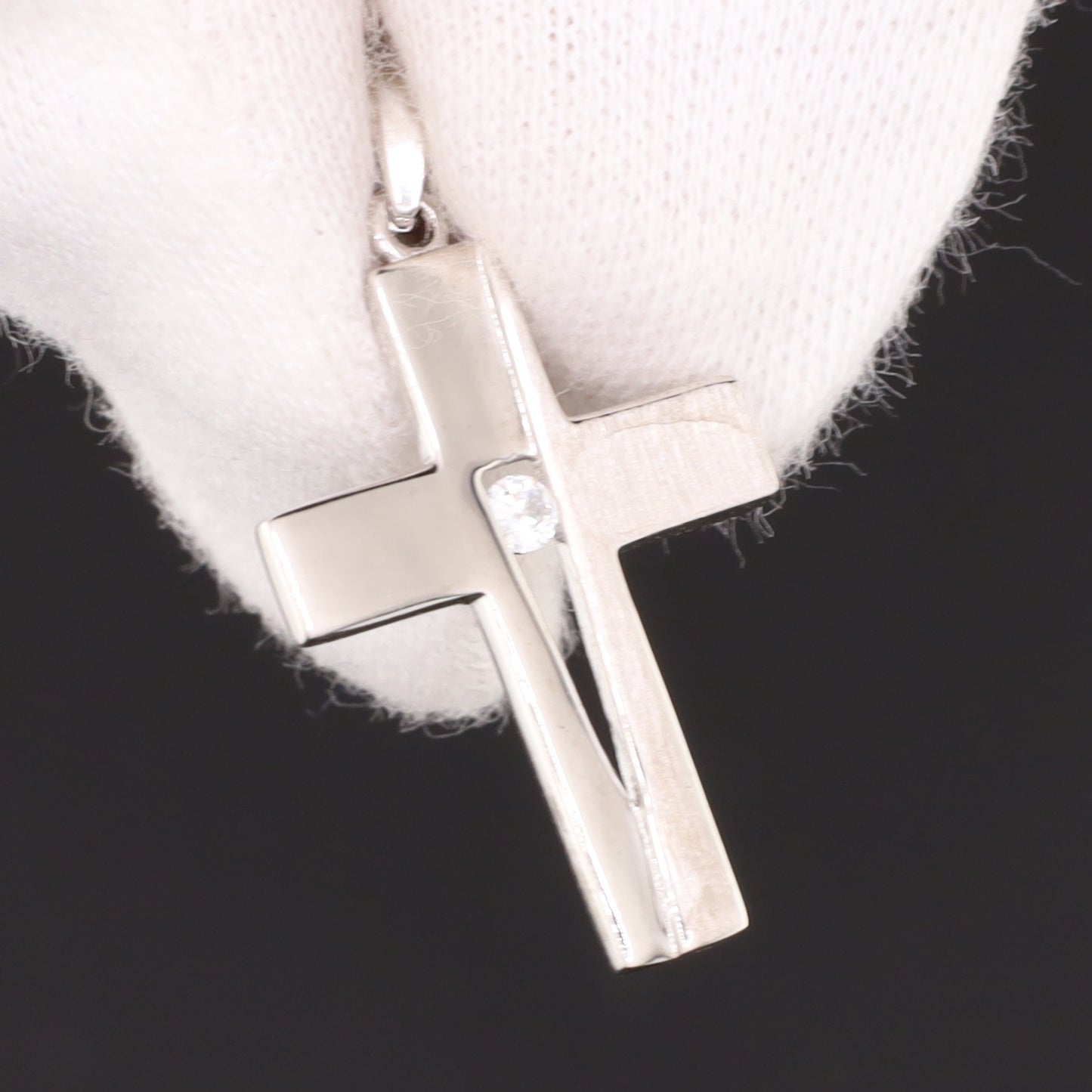 Anhänger Kreuz Zirkonia