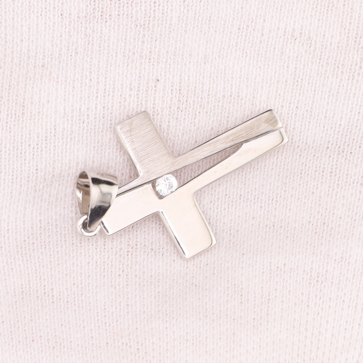 Anhänger Kreuz Zirkonia