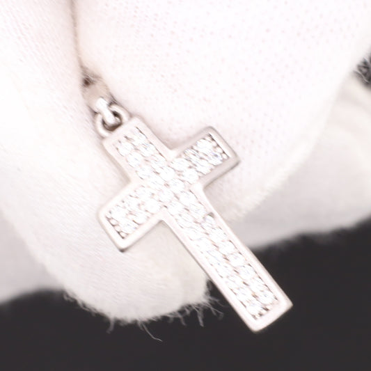 Anhänger Kreuz Zirkonia