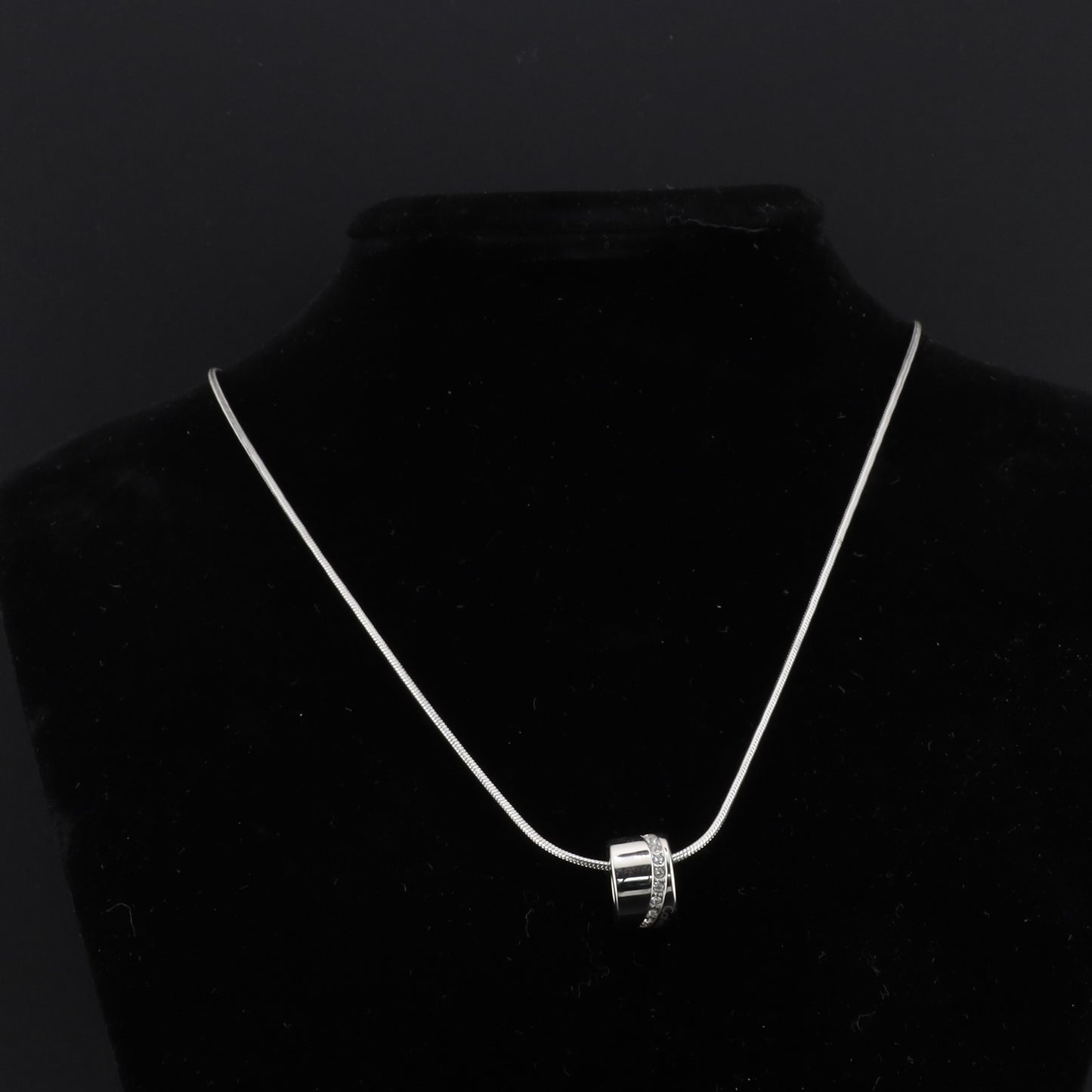 N-LACE HOOK SST PO WHT CRYSTAL